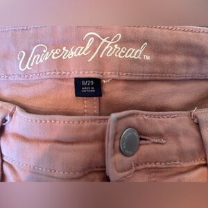Universal Thread Pink Jeans women’s size 8 / 29 high rise skinny crop